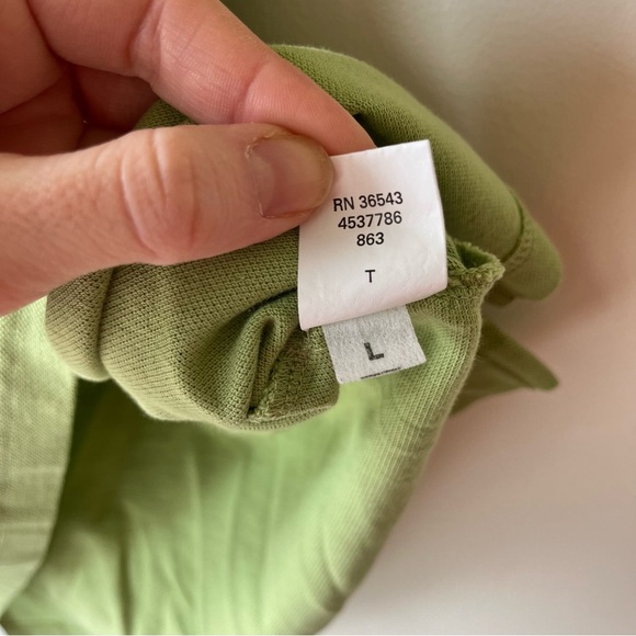 IZOD Green Polo Shirt Men’s Large | 100% Cotton Silk Wash Soft Knit Preppy Work - Picture 5 of 9